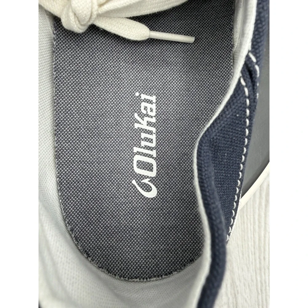 Olukai Tradewind Mens Size 9.5 Mood Indigo Blue Casual Canvas Lightweight Shoes